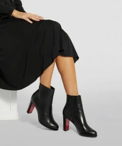Christian Louboutin Adox Leather Boots 85 BK5T Ankle Boots -Christian Louboutin Online Shop christian louboutin adox leather boots 85 16585390 32207965 1000