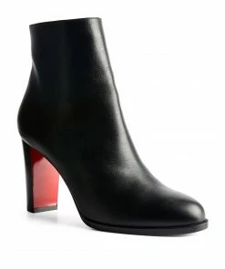 Christian Louboutin Adox Leather Boots 85 BK5T Ankle Boots