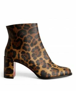 Christian Louboutin Adoxa Leather Ankle Boots 70 BW1F