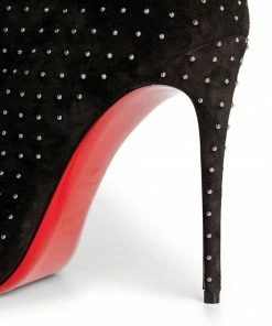 Christian Louboutin Alta Botta Plume Suede Knee-High Boots 100 BK65 Knee High Boots -Christian Louboutin Online Shop christian louboutin alta botta plume suede knee high boots 100 17379078 35876548 1000