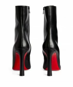 Christian Louboutin Anjel Leather Boots 100 BK01 Ankle Boots -Christian Louboutin Online Shop christian louboutin anjel leather boots 100 17761950 37247899 1000