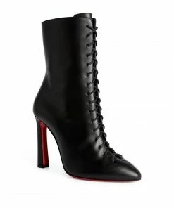 Christian Louboutin Anjel Leather Boots 100 BK01 Ankle Boots -Christian Louboutin Online Shop christian louboutin anjel leather boots 100 17761950 37248621 1000
