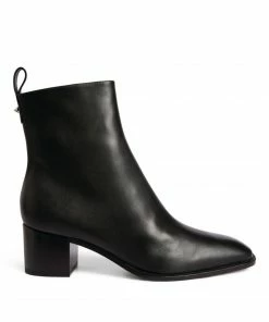 Christian Louboutin Antilop Leather Ankle Boots 55 BK01