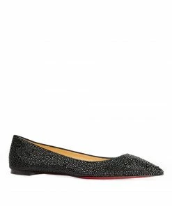 Christian Louboutin Ballalla Embellished Ballet Flats B454
