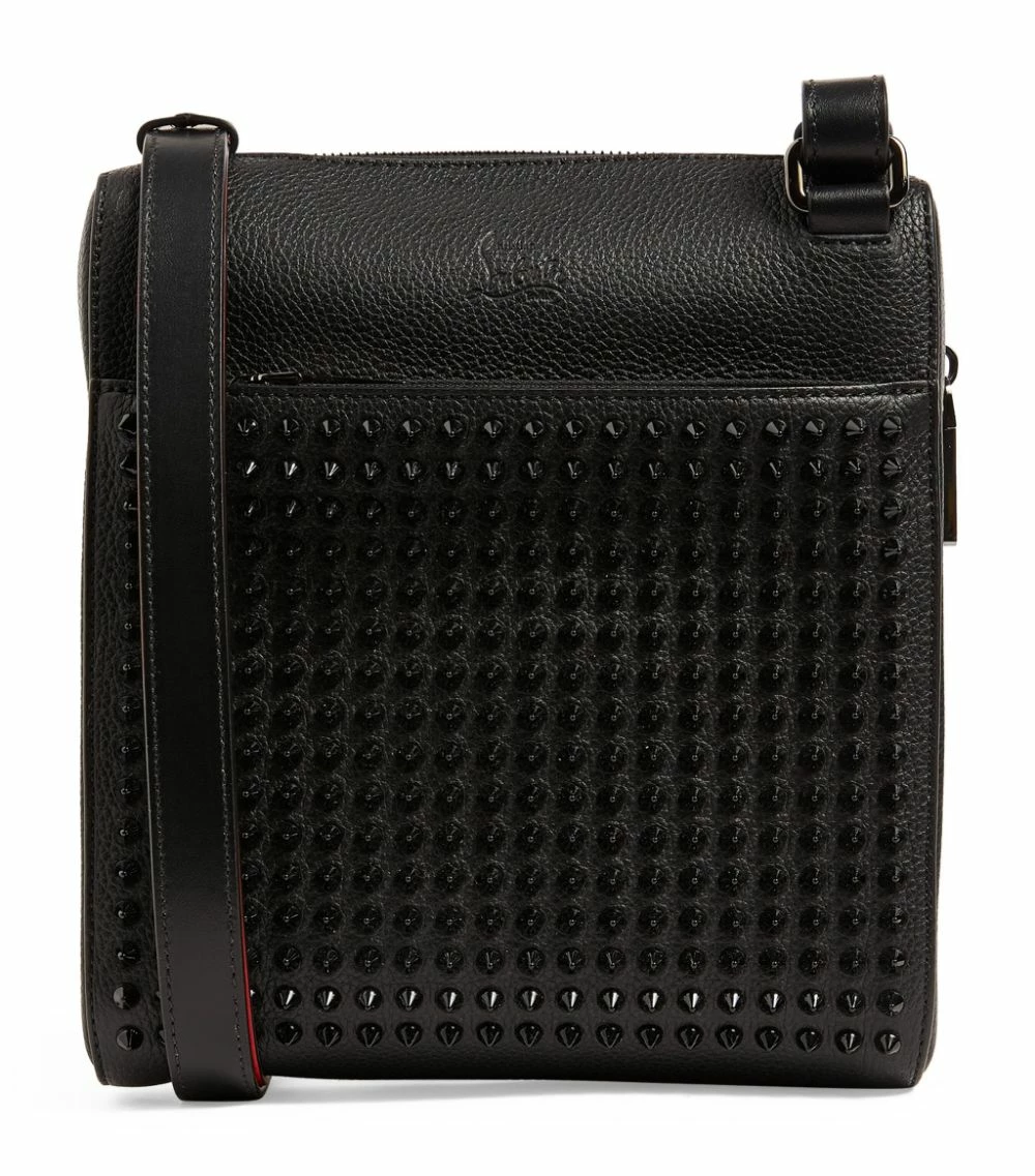 Christian Louboutin Benech Reporter Medium Embellished Leather Messenger Bag B049 Messenger Bags 1 Christian Louboutin Benech Reporter Medium Embellished Leather Messenger Bag B049 Messenger Bags