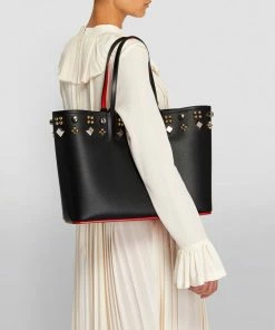 Christian Louboutin Cabata Small Leather Tote Bag M039 Tote Bags -Christian Louboutin Online Shop christian louboutin cabata small leather tote bag 17710462 37311986 1000