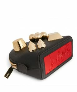 Christian Louboutin Carasky Leather Make-Up Pouch CM6S Make-Up Bags -Christian Louboutin Online Shop christian louboutin carasky leather make up pouch 17764924 37333731 1000