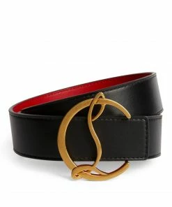 Christian Louboutin CL Logo LeatherBelt 3279 Belts