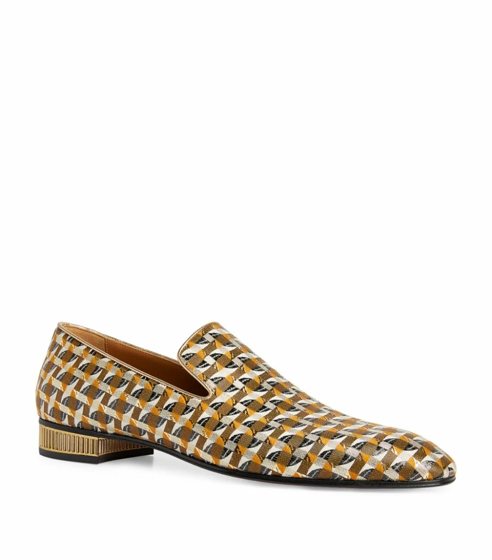 Christian Louboutin Colonnaki Jacquard Loafers M024 5 Christian Louboutin Colonnaki Jacquard Loafers M024 - Image 5