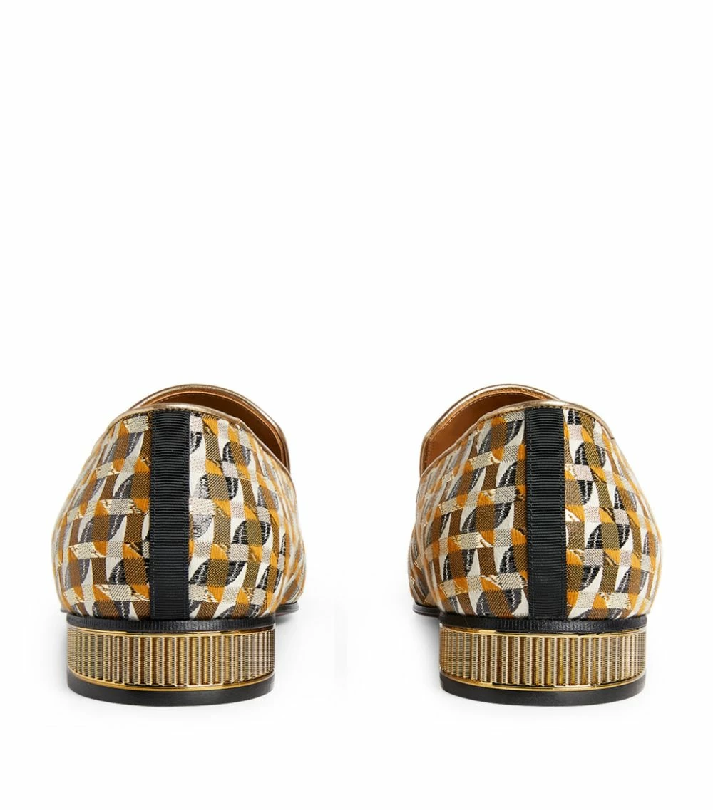 Christian Louboutin Colonnaki Jacquard Loafers M024 4 Christian Louboutin Colonnaki Jacquard Loafers M024 - Image 4