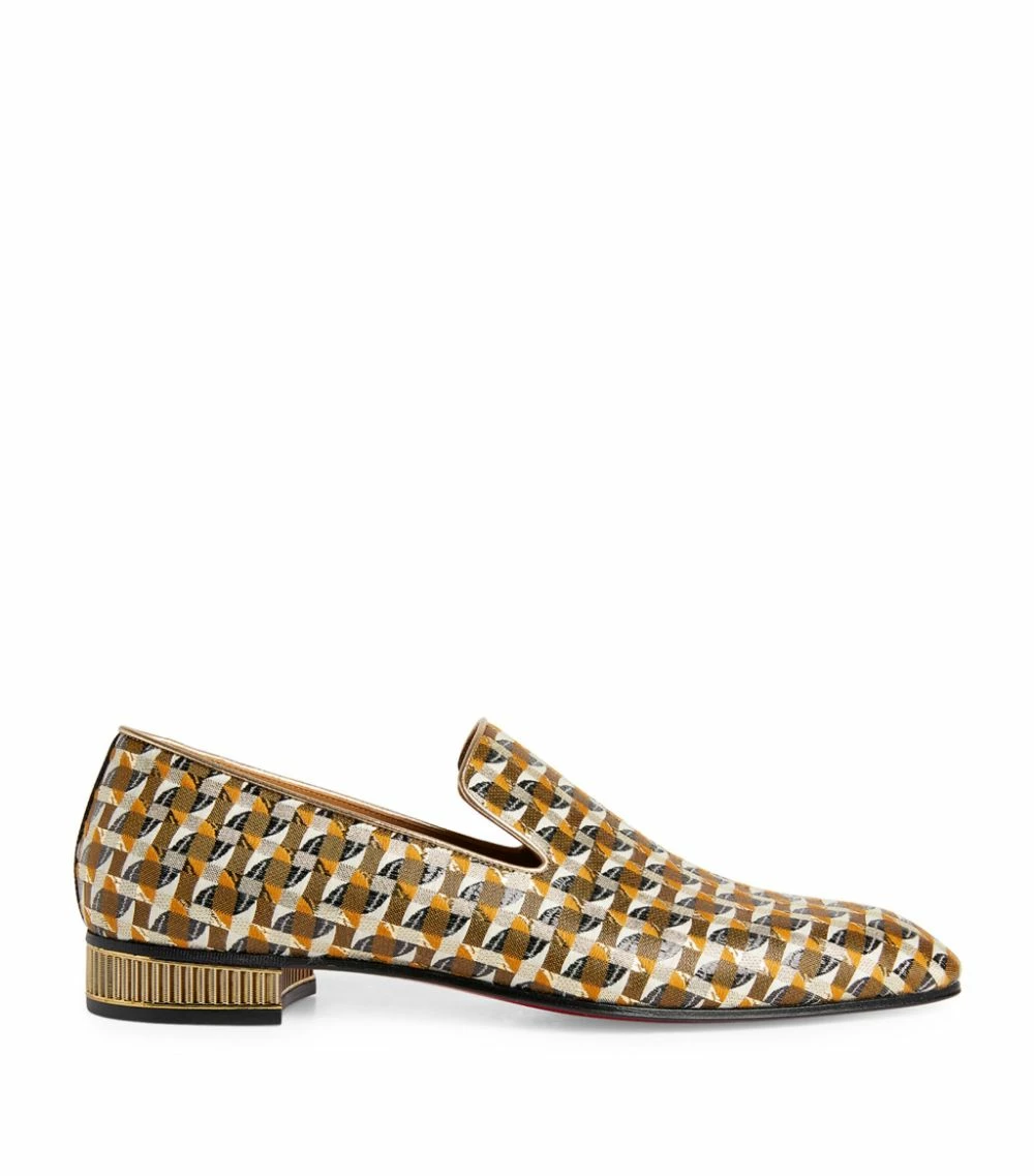 Christian Louboutin Colonnaki Jacquard Loafers M024 1 Christian Louboutin Colonnaki Jacquard Loafers M024
