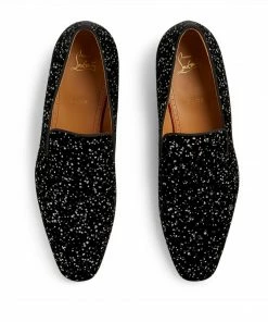 Christian Louboutin Colonnaki Velvet Loafers H439 -Christian Louboutin Online Shop christian louboutin colonnaki velvet loafers 17717779 37285641 1000