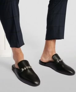 Christian Louboutin Coolito Swing Leather Slippers BK65 Loafers -Christian Louboutin Online Shop christian louboutin coolito swing leather slippers 17293352 35345405 1000