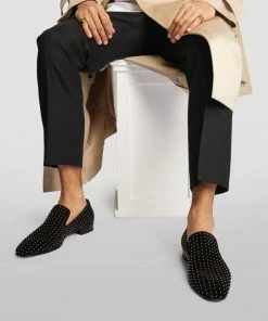 Christian Louboutin Dandelion Plume Suede Loafers BK01 -Christian Louboutin Online Shop christian louboutin dandelion plume suede loafers 16874289 33436442 1000