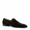 Christian Louboutin Dandelion Spikes Leather Loafers CM53