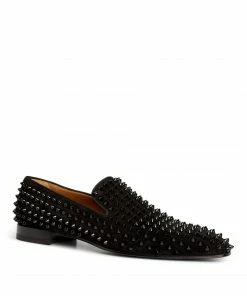 Christian Louboutin Dandelion Spikes Leather Loafers CM53