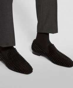 Christian Louboutin Dandelion Spikes Leather Loafers CM53 -Christian Louboutin Online Shop christian louboutin dandelion spikes leather loafers 16565770 32137770 1000