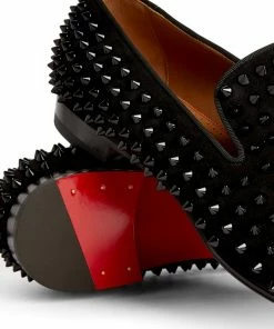 Christian Louboutin Dandelion Spikes Leather Loafers CM53 -Christian Louboutin Online Shop christian louboutin dandelion spikes leather loafers 16565770 32137772 1000