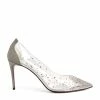 Christian Louboutin Degrastrass Embellished PVC-Leather Pumps 85 S281 Courts