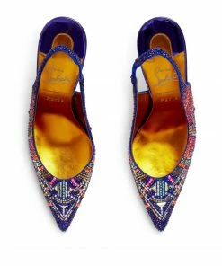 Christian Louboutin Discosling Strass Pumps 100 J913 Slingback Heels -Christian Louboutin Online Shop christian louboutin discosling strass pumps 100 17762846 37329835 1000