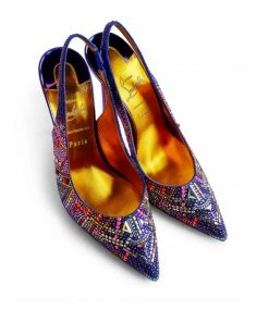 Christian Louboutin Discosling Strass Pumps 100 J913 Slingback Heels -Christian Louboutin Online Shop christian louboutin discosling strass pumps 100 17762846 37329838 1000