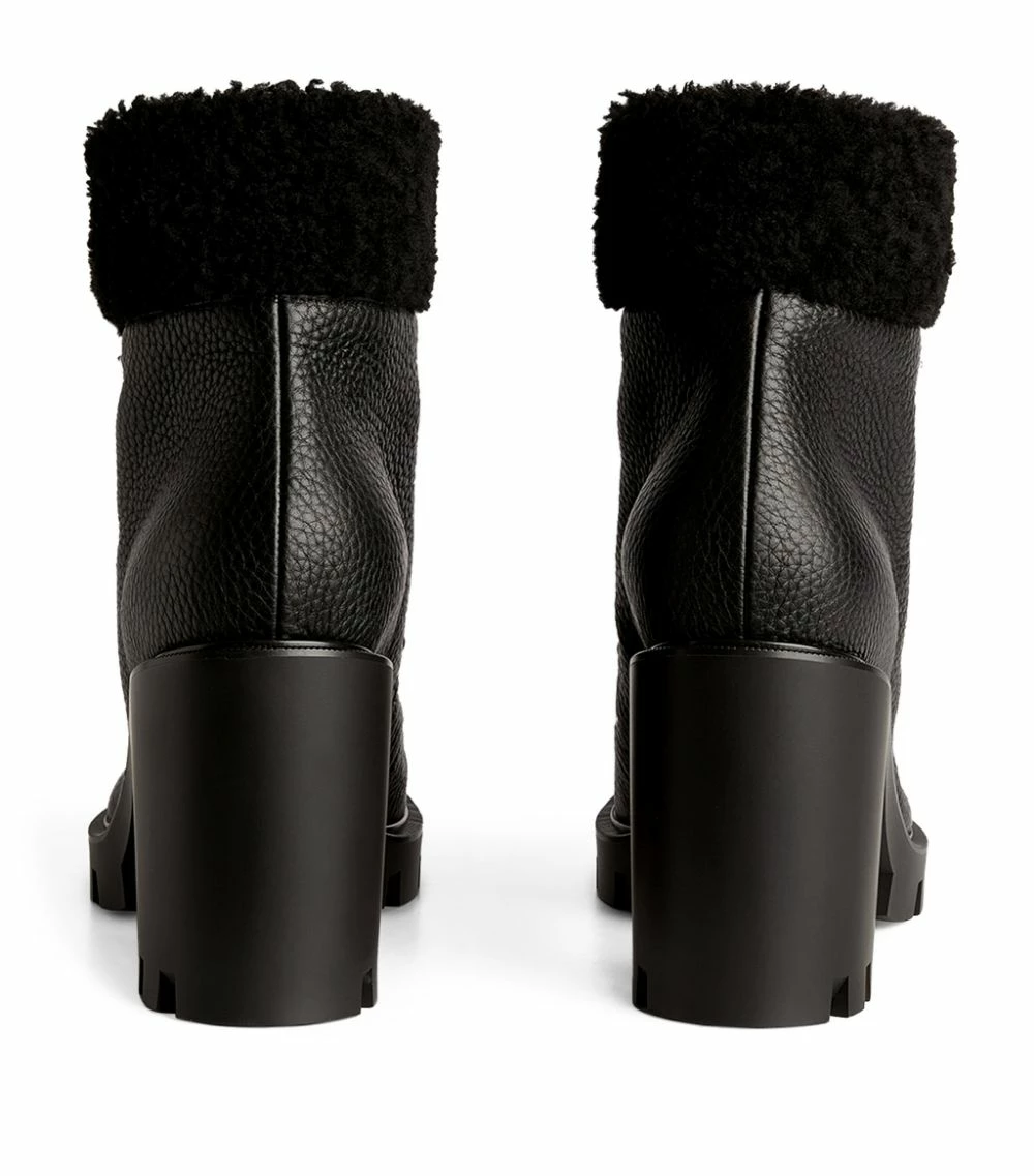 Christian Louboutin Edelvizir Leather Ankle Boots 70 BK01 3 Christian Louboutin Edelvizir Leather Ankle Boots 70 BK01 - Image 3