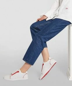 Christian Louboutin Elastikid Donna Leather Low-Top Sneakers Q647 -Christian Louboutin Online Shop christian louboutin elastikid donna leather low top sneakers 16585377 32209683 1000