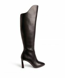 Christian Louboutin Eleonor Botta Leather Knee-High Boots 85 BK01 Knee High Boots -Christian Louboutin Online Shop christian louboutin eleonor botta leather knee high boots 85 16950144 33707865 1000