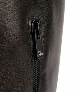 Christian Louboutin Eleonor Botta Leather Knee-High Boots 85 BK01 Knee High Boots -Christian Louboutin Online Shop christian louboutin eleonor botta leather knee high boots 85 16950144 33709632 1000