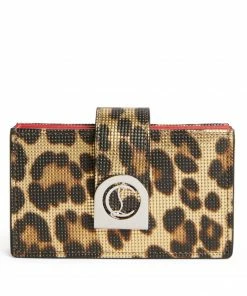 Christian Louboutin Elisa Leather Accordion Card Holder CM6S Card Holders