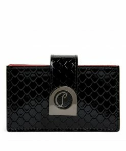 Christian Louboutin Elisa Leather Accordion Card Holder B078 Card Holders
