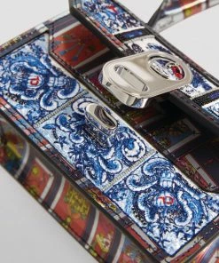 Christian Louboutin Elisa Nano Embroidered Top-Handle Bag J628 Top Handle Bags -Christian Louboutin Online Shop christian louboutin elisa nano embroidered top handle bag 16965465 33743461 1000