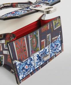 Christian Louboutin Elisa Nano Embroidered Top-Handle Bag J628 Top Handle Bags -Christian Louboutin Online Shop christian louboutin elisa nano embroidered top handle bag 16965465 33744222 1000