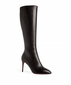 Christian Louboutin Eloise Leather Knee-High Boots 85 BK01 Knee High Boots