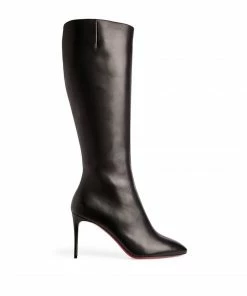 Christian Louboutin Eloise Leather Knee-High Boots 85 BK01 Knee High Boots -Christian Louboutin Online Shop christian louboutin eloise leather knee high boots 85 16584988 32209646 1000