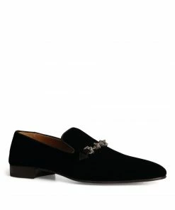 Christian Louboutin Equiswing Velvet Moccasin Loafers BK01 -Christian Louboutin Online Shop christian louboutin equiswing velvet moccasin loafers 17430581 35987936 1000