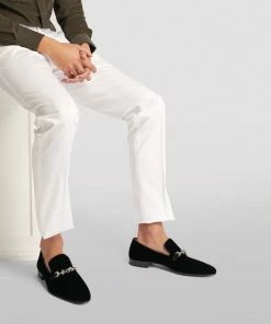 Christian Louboutin Equiswing Velvet Moccasin Loafers BK01 -Christian Louboutin Online Shop christian louboutin equiswing velvet moccasin loafers 17430581 35987947 1000