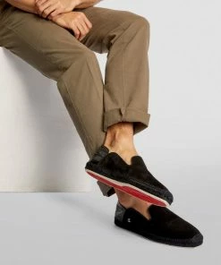 Christian Louboutin Espadon Suede Loafers BK01 -Christian Louboutin Online Shop christian louboutin espadon suede loafers 16705919 37491991 1000