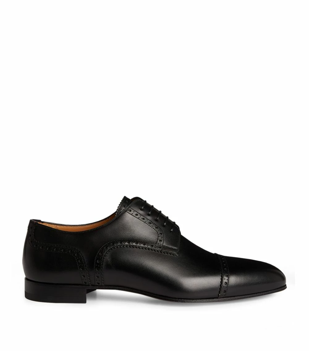 Christian Louboutin Eygeny Leather Flat Brogues BK01 Smart Shoes 3 Christian Louboutin Eygeny Leather Flat Brogues BK01 Smart Shoes - Image 3
