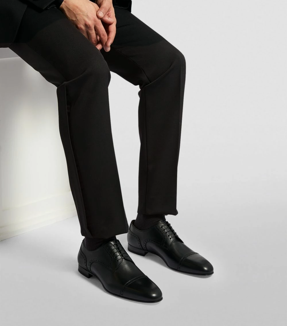 Christian Louboutin Eygeny Leather Flat Brogues BK01 Smart Shoes 6 Christian Louboutin Eygeny Leather Flat Brogues BK01 Smart Shoes - Image 6