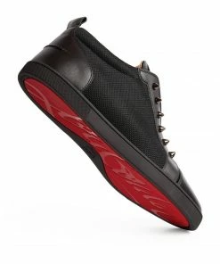 Christian Louboutin F.A.V Fique A Vontade Leather Sneakers BK01 Low-Top Sneakers -Christian Louboutin Online Shop christian louboutin f a v fique a vontade leather sneakers 17345092 35677975 1000