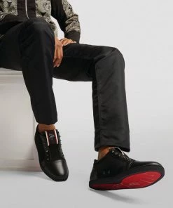 Christian Louboutin F.A.V Fique A Vontade Leather Sneakers BK01 Low-Top Sneakers -Christian Louboutin Online Shop christian louboutin f a v fique a vontade leather sneakers 17345092 35679814 1000