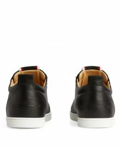 Christian Louboutin F.A.V Fiquea Vontade Leather Sneakers BK01 Slip-On Sneakers -Christian Louboutin Online Shop christian louboutin f a v fiquea vontade leather sneakers 16594099 32308765 1000