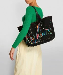 Christian Louboutin Frangibus Medium Canvas Tote Bag B573 Tote Bags -Christian Louboutin Online Shop christian louboutin frangibus medium canvas tote bag 17710467 37327993 1000