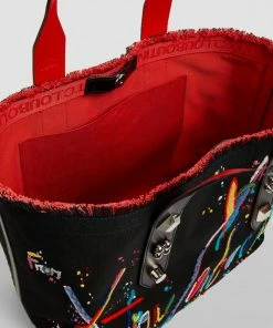Christian Louboutin Frangibus Medium Canvas Tote Bag B573 Tote Bags -Christian Louboutin Online Shop christian louboutin frangibus medium canvas tote bag 17710467 37327996 1000