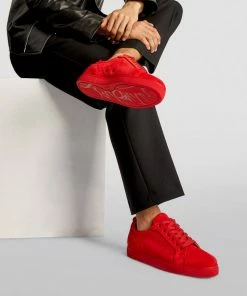 Christian Louboutin Fun Louis Junior Suede Sneakers R251 Low-Top Sneakers -Christian Louboutin Online Shop christian louboutin fun louis junior suede sneakers 17765920 37486450 1000