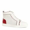 Christian Louboutin Fun Louis Leather High-Top Sneakers Q647
