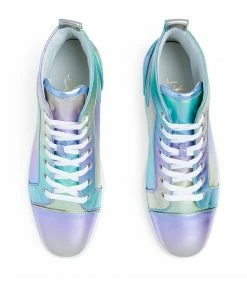 Christian Louboutin Fun Louis Leather High-Top Sneakers M024 -Christian Louboutin Online Shop christian louboutin fun louis leather high top sneakers 17646981 37494584 1000