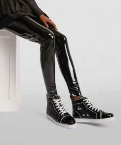 Christian Louboutin Fun Louis Woman Leather Sneakers Q003 Low-Top Sneakers -Christian Louboutin Online Shop christian louboutin fun louis woman leather sneakers 17288055 35319248 1000