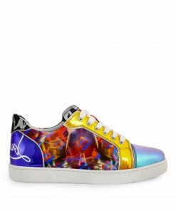Christian Louboutin Fun Vieira Leather Sneakers CMA3 Low-Top Sneakers